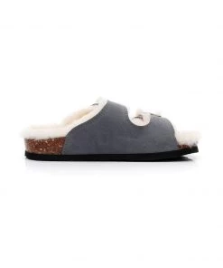 GLF Maibulun | Dual-Strap Wool-Lined Suede Sandal