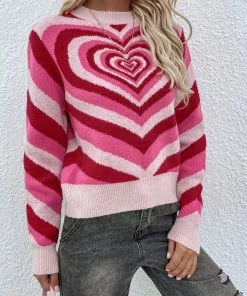 MY New In Clothing Smaibulun | Pink Red Heart Ring Knit Top 11 MY New In Clothing Smaibulun | Pink Red Heart Ring Knit Top