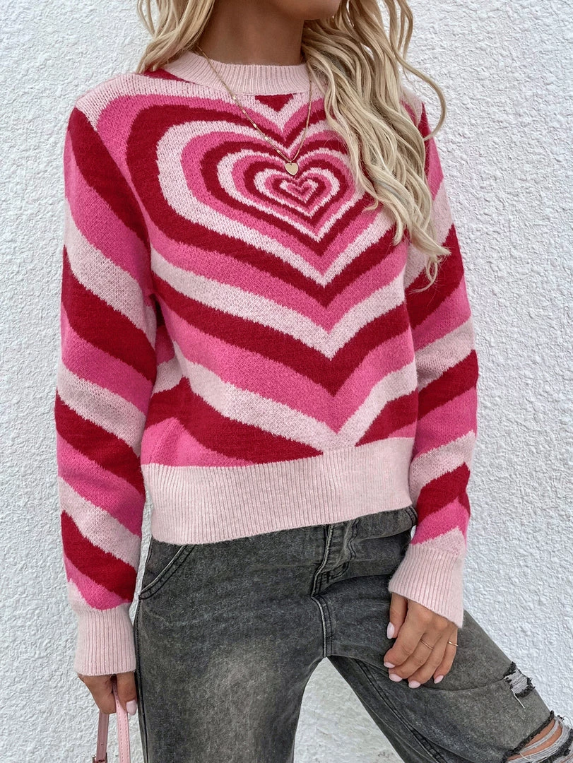MY New In Clothing Smaibulun | Pink Red Heart Ring Knit Top 4 MY New In Clothing Smaibulun | Pink Red Heart Ring Knit Top