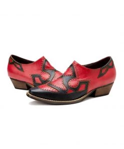 NEW ARRIVALS Soffia | Studded Genuine Leather Low Heel Loafers