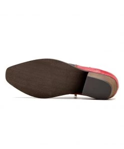 SOFFIA | Studded Red & Black Genuine Leather Loafers Pumps New In Shoes