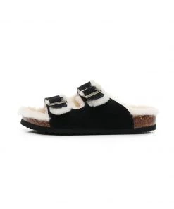 GLF Maibulun | Dual-Strap Wool-Lined Suede Sandal