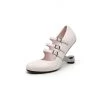 Jady Rose JADYROSE | TRIX IVORY HEEL MARY JANE