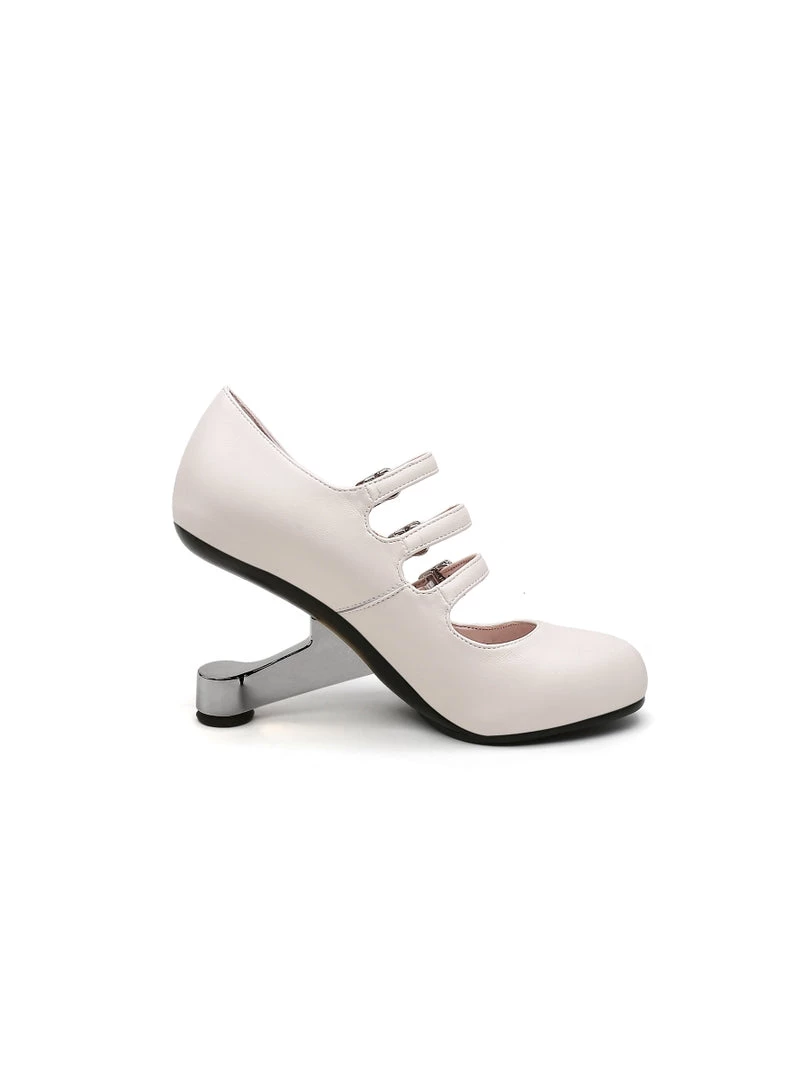 Jady Rose JADYROSE | TRIX IVORY HEEL MARY JANE 2 Jady Rose JADYROSE | TRIX IVORY HEEL MARY JANE