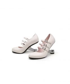 Jady Rose JADYROSE | TRIX IVORY HEEL MARY JANE 9 Jady Rose JADYROSE | TRIX IVORY HEEL MARY JANE