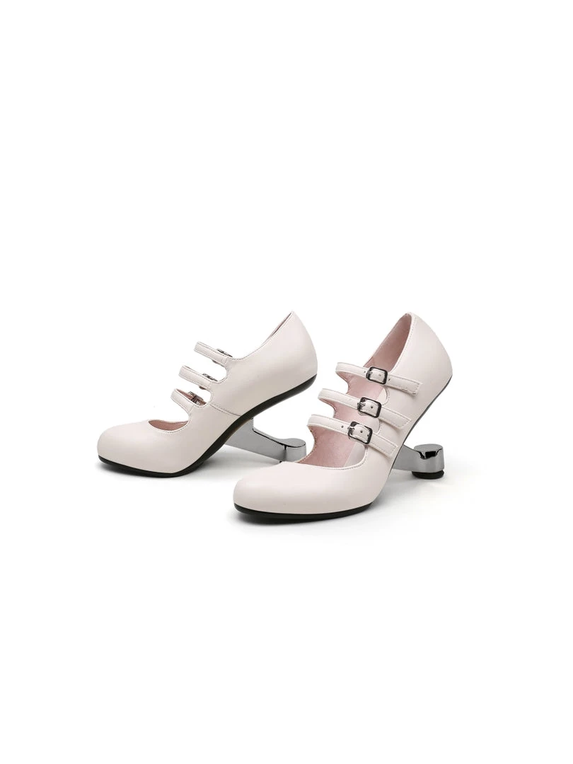 Jady Rose JADYROSE | TRIX IVORY HEEL MARY JANE 4 Jady Rose JADYROSE | TRIX IVORY HEEL MARY JANE