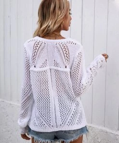 MY Smaibulun | Hollow Out Crochet Knit Top - White New In Clothing 11 MY Smaibulun | Hollow Out Crochet Knit Top - White New In Clothing