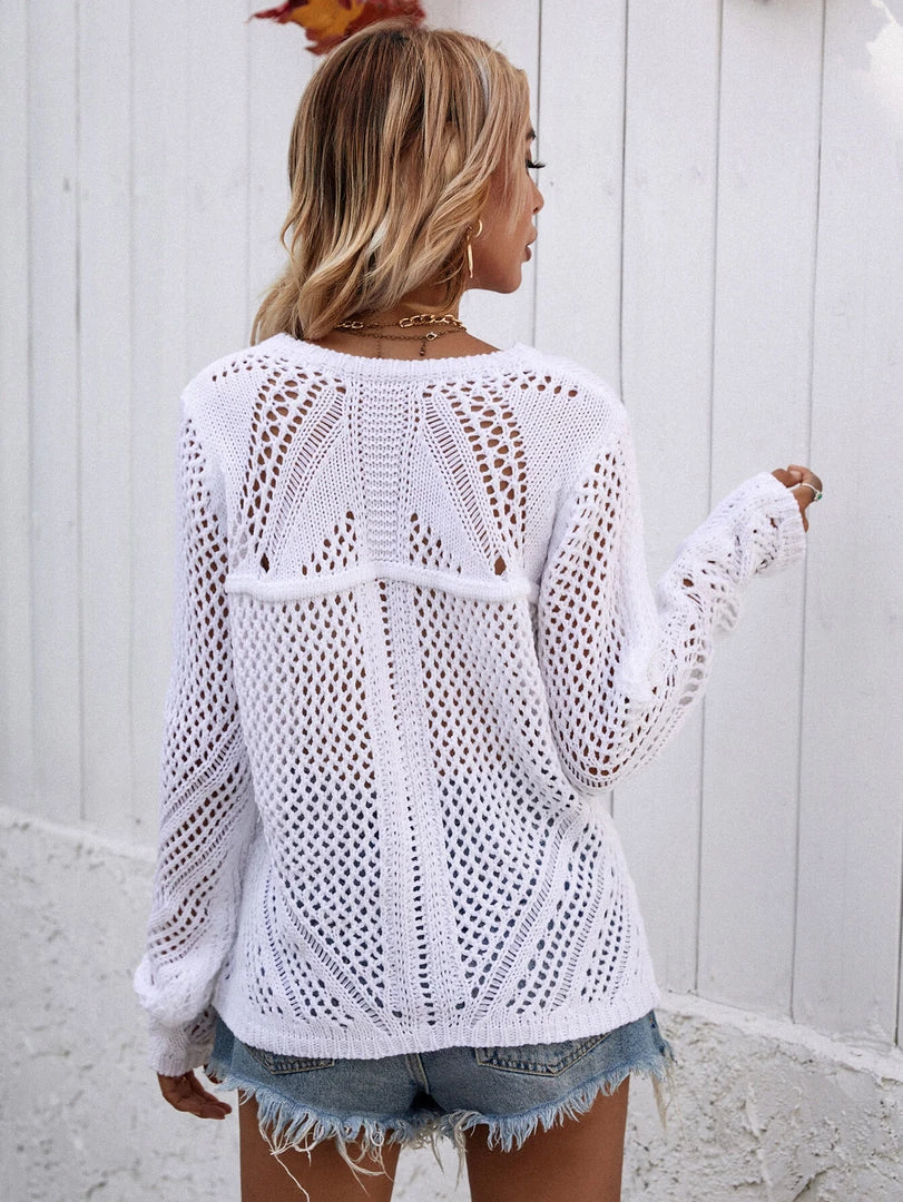MY Smaibulun | Hollow Out Crochet Knit Top - White New In Clothing 6 MY Smaibulun | Hollow Out Crochet Knit Top - White New In Clothing