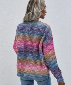 MY Smaibulun | Tie-Dye Bat-Sleeve Sweater - Pink New In Clothing 10 MY Smaibulun | Tie-Dye Bat-Sleeve Sweater - Pink New In Clothing