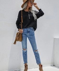 MY New In Clothing Smaibulun | Natisha Knit Top - Black