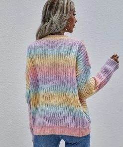 MY New In Clothing Smaibulun | Tie-Dye Bat-Sleeve Sweater - Lilac