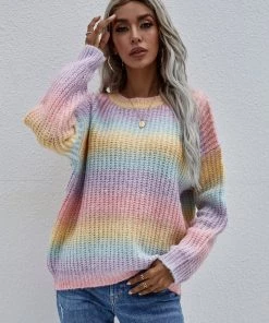 MY Smaibulun Doll | Lilac Tie-Dye Knit Sweater New In Clothing