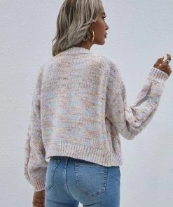 MY Smaibulun | Braid Sleeve Knit Cardigan Set - Purple 14 MY Smaibulun | Braid Sleeve Knit Cardigan Set - Purple