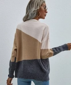 MY Smaibulun | ELMA Knit Jumper - Apricot Block New In Clothing