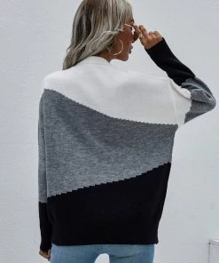 MY Smaibulun | ELMA Knit Jumper - Grey Block 11 MY Smaibulun | ELMA Knit Jumper - Grey Block
