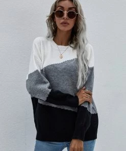 MY Smaibulun | ELMA Knit Jumper - Grey Block 8 MY Smaibulun | ELMA Knit Jumper - Grey Block