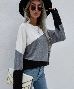 MY Smaibulun | ELMA Knit Jumper - Grey Block