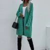 MY Smaibulun | Braid Open Knit Long Cardigan - Green New In Clothing