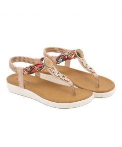 NEW ARRIVALS SIKETU | KHAKI BOHO INSPIRED V-STRAP THONG