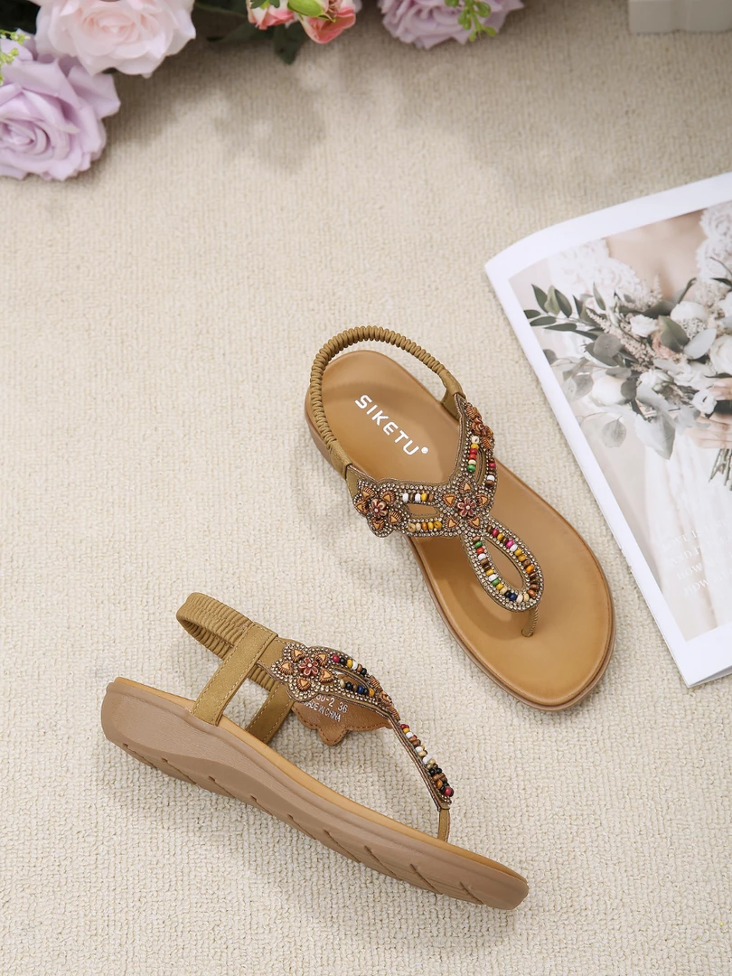 NEW ARRIVALS SIKETU | BOHO INSPIRED EMBELLISHED SANDAL 2 NEW ARRIVALS SIKETU | BOHO INSPIRED EMBELLISHED SANDAL