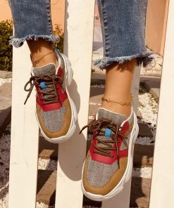 HT NEW ARRIVALS En Bloom | Color Block Daddy Sole Sneaker