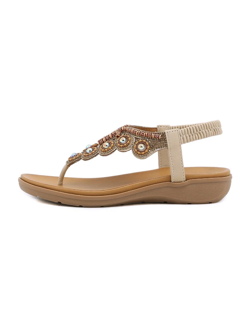 SIKETU | VINTAGE V-STRAP RHINESTONE SANDAL 4 SIKETU | VINTAGE V-STRAP RHINESTONE SANDAL