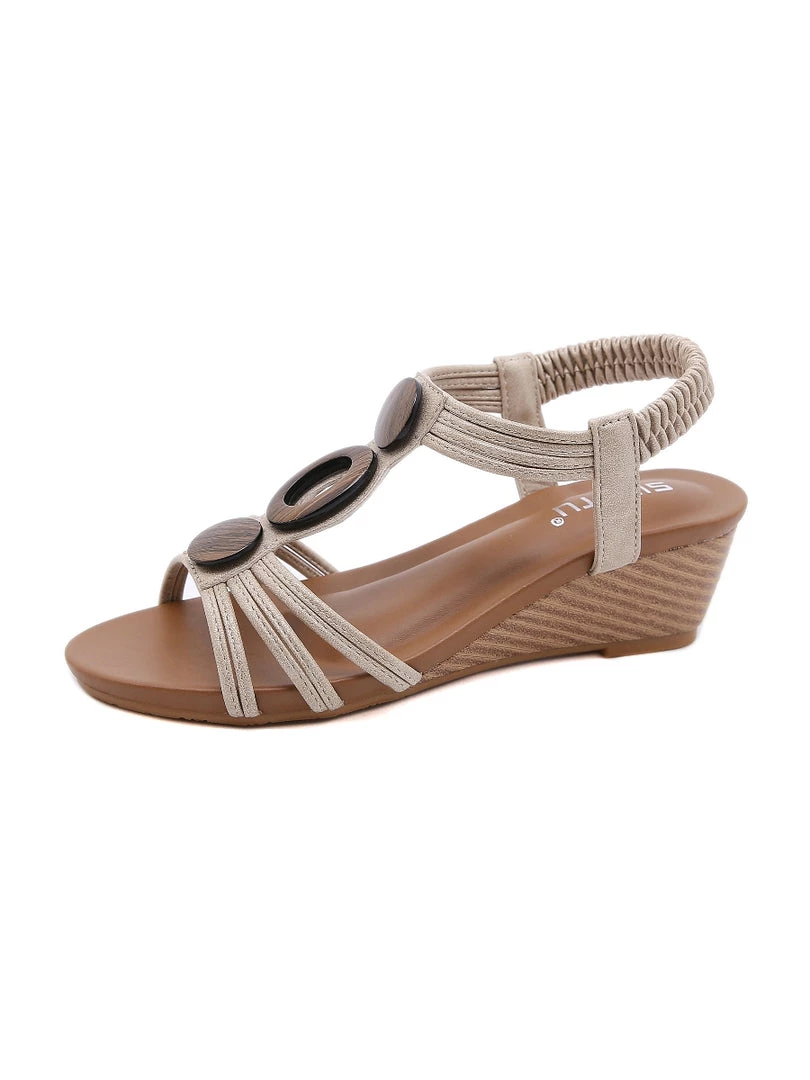 New In Shoes SIKETU | KHAKI WOODEN RING SLINGBACK 5 New In Shoes SIKETU | KHAKI WOODEN RING SLINGBACK