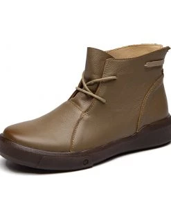 XR Shoes Modern Lace-Up Leather Boots - Rumour Has It