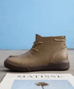 XR Shoes Modern Lace-Up Leather Boots - Rumour Has It