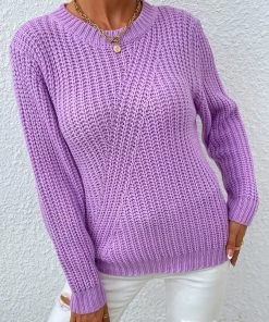 MY Smaibulun | LECIA Lavender Crew Neck Knit Top New In Clothing 11 MY Smaibulun | LECIA Lavender Crew Neck Knit Top New In Clothing