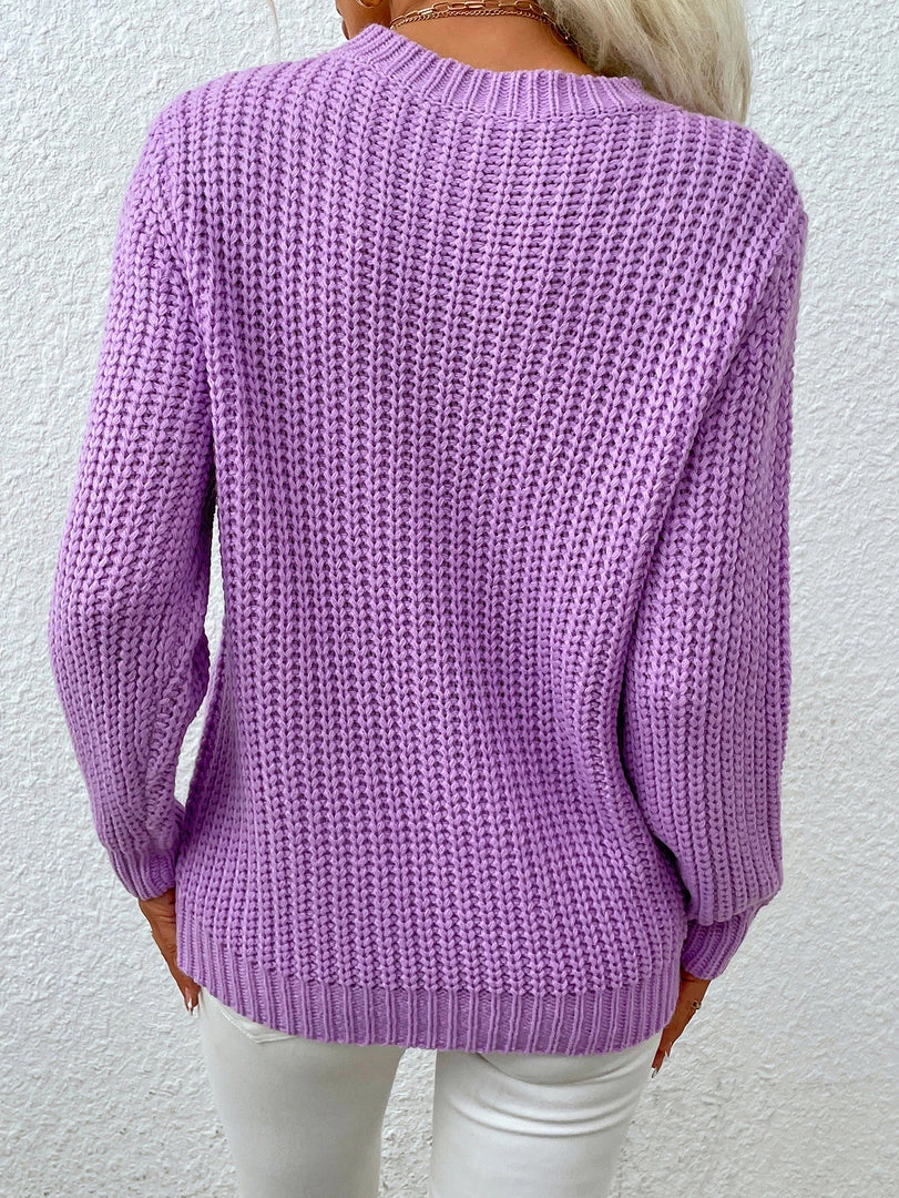 MY Smaibulun | LECIA Lavender Crew Neck Knit Top New In Clothing 7 MY Smaibulun | LECIA Lavender Crew Neck Knit Top New In Clothing