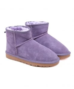 XH New In Shoes SMAIBULUN UGG™ | Faux Fur-Lined Genuine Suede Low Boot