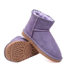 XH New In Shoes SMAIBULUN UGG™ | Faux Fur-Lined Genuine Suede Low Boot