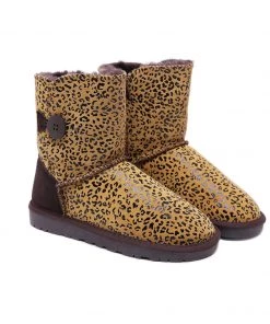 XH New In Shoes SMAIBULUN UGG™ | Faux Fur-Lined Leather Suede Boots