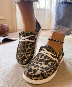 YL En Bloom | Animal-Print Savanna Heel Ankle Boots Heels