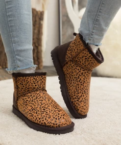 XH SMAIBULUN UGG⢠| Faux Fur-Lined Leather Suede Low Boots New In Shoes