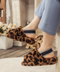 XH SMAIBULUN UGG™ | Fluffy Soft Wool Snug Slipper Sandals - Leopard NEW ARRIVALS