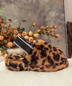 XH SMAIBULUN UGG™ | Fluffy Soft Wool Snug Slipper Sandals - Leopard NEW ARRIVALS