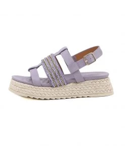 SIKETU | ESPADRILLES INSPIRED LILAC PLATFORM SANDAL NEW ARRIVALS