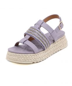 SIKETU | ESPADRILLES INSPIRED LILAC PLATFORM SANDAL NEW ARRIVALS