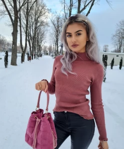 MY Smaibulun Doll | Makeda Mauve Knit Top New In Clothing