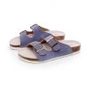 GLF Maibulun | Mauve Double-Buckle Wide-Strap Suede Leather Sandals NEW ARRIVALS