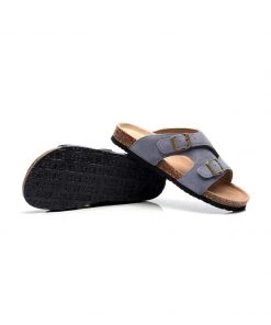 GLF Maibulun | Grey Mauve Criss Cross Wrap Suede Sandals Slides New In Shoes