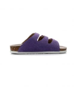 GLF Maibulun | Lilac Triple-Buckle Suede Upper Sandal