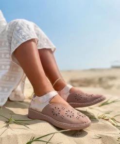 HYHE Tie-Dye Strap Perforated Mary Jane Sandal - En Bloom S/S 2022