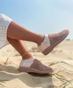 HYHE Tie-Dye Strap Perforated Mary Jane Sandal - En Bloom S/S 2022