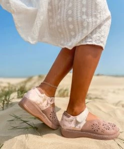 HYHE Tie-Dye Strap Perforated Mary Jane Sandal - En Bloom S/S 2022