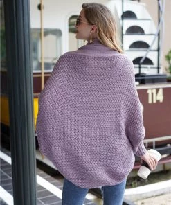 MY Smaibulun | Mauve Batwing Easy On Cardigan