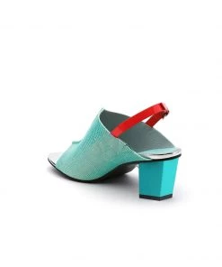 Jady Rose JadyRose | Chunky-Heel Leather Sandal - Mint 9 Jady Rose JadyRose | Chunky-Heel Leather Sandal - Mint