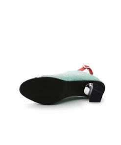 Jady Rose JadyRose | Chunky-Heel Leather Sandal - Mint 11 Jady Rose JadyRose | Chunky-Heel Leather Sandal - Mint